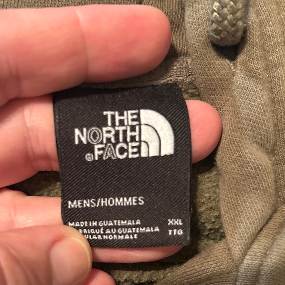 The North Face Men's Crewneck Hoodie - Olive - Picture 2 of 3